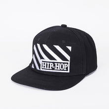 Load image into Gallery viewer, Embroidered Hip Hop Cap Indoor Outdoor Casual Headwear Baseball Caps for Sun Stylish Unisex Flat Brim Snapback Caps