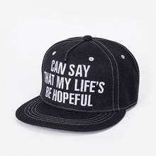 Load image into Gallery viewer, Embroidered Hip Hop Cap Indoor Outdoor Casual Headwear Baseball Caps for Sun Stylish Unisex Flat Brim Snapback Caps
