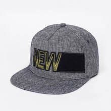 Load image into Gallery viewer, Embroidered Hip Hop Cap Indoor Outdoor Casual Headwear Baseball Caps for Sun Stylish Unisex Flat Brim Snapback Caps