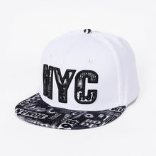 Load image into Gallery viewer, Embroidered Hip Hop Cap Indoor Outdoor Casual Headwear Baseball Caps for Sun Stylish Unisex Flat Brim Snapback Caps