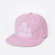 Load image into Gallery viewer, Embroidered Hip Hop Cap Indoor Outdoor Casual Headwear Baseball Caps for Sun Stylish Unisex Flat Brim Snapback Caps