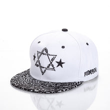 Load image into Gallery viewer, Embroidered Hip Hop Cap Indoor Outdoor Casual Headwear Baseball Caps for Sun Stylish Unisex Flat Brim Snapback Caps