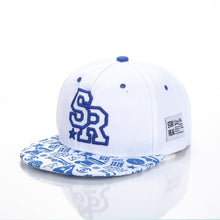 Load image into Gallery viewer, Embroidered Hip Hop Cap Indoor Outdoor Casual Headwear Baseball Caps for Sun Stylish Unisex Flat Brim Snapback Caps