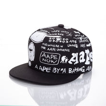 Load image into Gallery viewer, Embroidered Hip Hop Cap Indoor Outdoor Casual Headwear Baseball Caps for Sun Stylish Unisex Flat Brim Snapback Caps