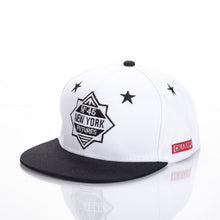 Load image into Gallery viewer, Embroidered Hip Hop Cap Indoor Outdoor Casual Headwear Baseball Caps for Sun Stylish Unisex Flat Brim Snapback Caps