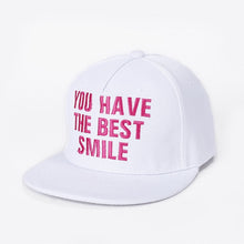 Load image into Gallery viewer, Embroidered Hip Hop Cap Indoor Outdoor Casual Headwear Baseball Caps for Sun Stylish Unisex Flat Brim Snapback Caps