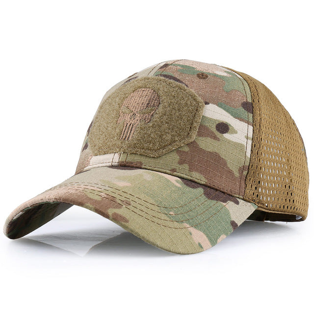 Multi-Camo Baseball Caps Military Camouflage Tactical Soldier Combat Paintball Adjustable Classic Snapback Sun Hats Men Women