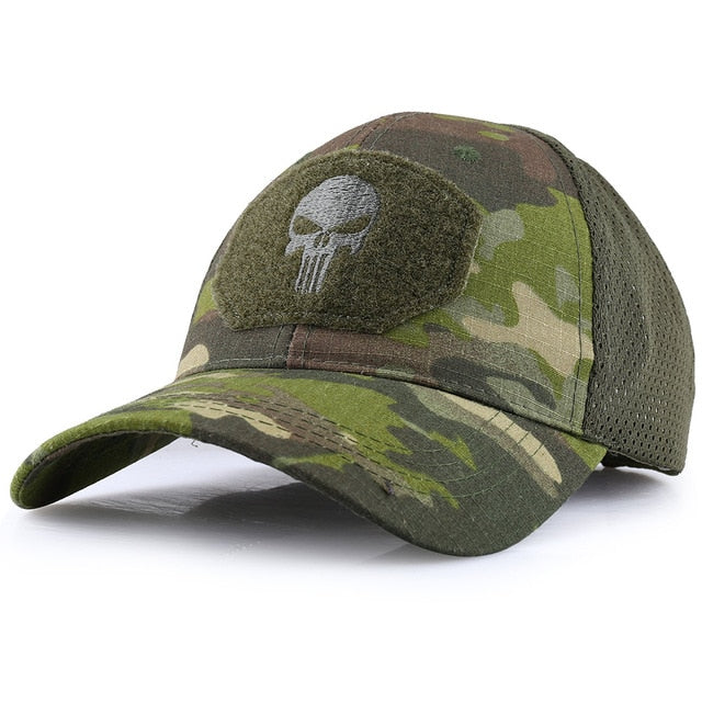 Multi-Camo Baseball Caps Military Camouflage Tactical Soldier Combat Paintball Adjustable Classic Snapback Sun Hats Men Women