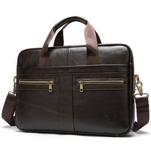 Load image into Gallery viewer, WESTAL bag, men's genuine leather briefcase, men's laptop bag, men's natural leather bag, men's messenger bags, men's briefcases