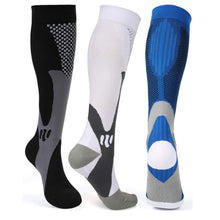 Load image into Gallery viewer, Compression Socks Nylon Medical Nursing Stockings Specializes Outdoor Cycling Fast-drying Breathable Adult Sports Socks