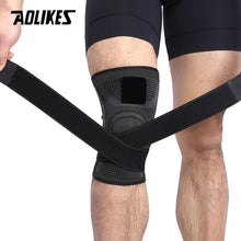 Load image into Gallery viewer, 1PCS Knee Support Professional Protective Sports Knee Pad Breathable Bandage Knee Brace Basketball Tennis Cycling