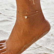 Load image into Gallery viewer, Fashion Simple Heart Female Anklets Foot Jewelry Leg New Anklets On Foot Ankle Bracelets For Women Leg Chain Gifts