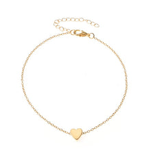 Load image into Gallery viewer, Fashion Simple Heart Female Anklets Foot Jewelry Leg New Anklets On Foot Ankle Bracelets For Women Leg Chain Gifts