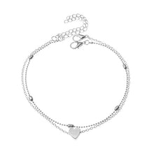 Load image into Gallery viewer, Fashion Simple Heart Female Anklets Foot Jewelry Leg New Anklets On Foot Ankle Bracelets For Women Leg Chain Gifts