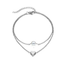 Load image into Gallery viewer, Fashion Simple Heart Female Anklets Foot Jewelry Leg New Anklets On Foot Ankle Bracelets For Women Leg Chain Gifts
