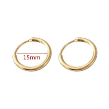 Load image into Gallery viewer, 40mm 60mm 70mm 80mm Exaggerate Big Smooth Circle Hoop Earrings Simple Party Round Loop Earrings for Women Jewelry Choose Style Gold Silver