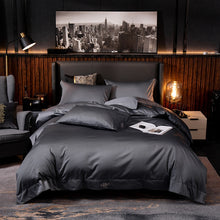 Load image into Gallery viewer, 6-Styles Hotel Quality Silky Soft Egyptian Cotton Bedding Set Queen King Size 4/6Pc 1 Duvet Cover 1Bed Sheet Pillow Shams