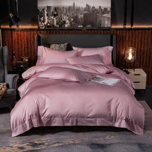 Load image into Gallery viewer, 6-Styles Hotel Quality Silky Soft Egyptian Cotton Bedding Set Queen King Size 4/6Pc 1 Duvet Cover 1Bed Sheet Pillow Shams