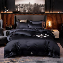 Load image into Gallery viewer, 6-Styles Hotel Quality Silky Soft Egyptian Cotton Bedding Set Queen King Size 4/6Pc 1 Duvet Cover 1Bed Sheet Pillow Shams