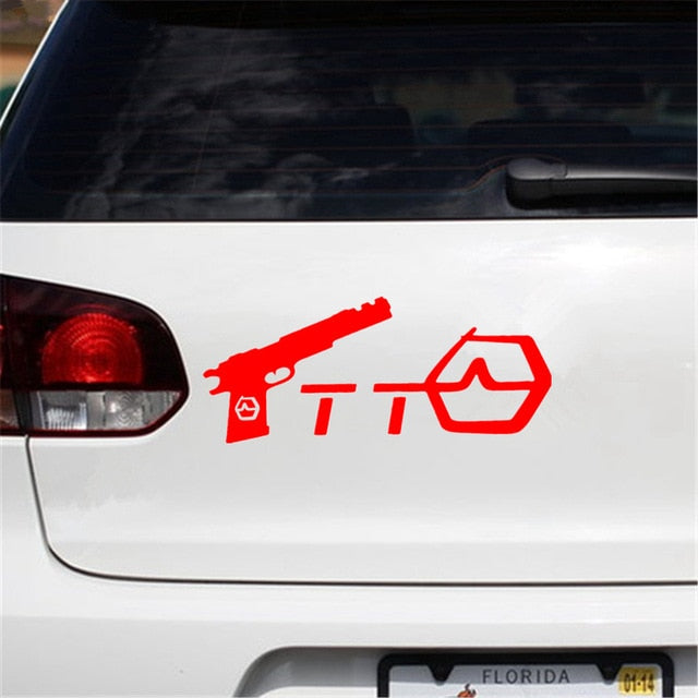 15*35cm Car Truck Waterproof Decal funny car sticker vinyl decal silver/black for auto car stickers styling