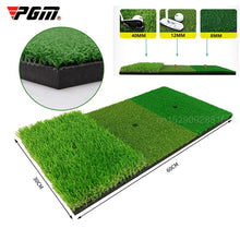 Load image into Gallery viewer, Golf Hitting Mat 3 Practice Grasses with Rubber Tee Hole Golf Training Aids Indoor Outdoor Tri-Turf Golf Hitting Grass Golf Mats