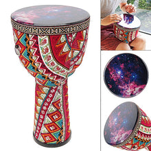 Load image into Gallery viewer, 4/6/8.5 Inch High Quality Professional African Djembe Drum Colorful Wood Good Sound Traditional Musical Instrument