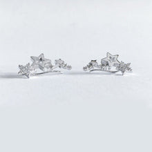 Load image into Gallery viewer, Stylish Star Womens Earrings Shiny White Zircon Exquisite Versatile Female Earring Star Ear Cuff Fashion Jewelry Choose Color