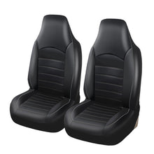 Load image into Gallery viewer, 1-2 PCS Universal PU Leather Car Front Seat Covers High Back Bucket Seat Cover Fit Most Cars Trucks SUVS Auto Seat Covers