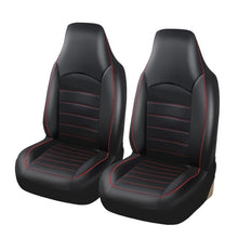 Load image into Gallery viewer, 1-2 PCS Universal PU Leather Car Front Seat Covers High Back Bucket Seat Cover Fit Most Cars Trucks SUVS Auto Seat Covers