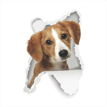 Load image into Gallery viewer, 3D Vivid Dog Wall Hole Stickers For Car Truck Kids Rooms Decorations Home Decor Wall Refrigerator Car Mural Art Decals