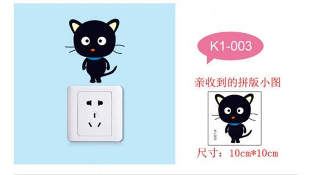 3D Vivid Dog Wall Hole Stickers For Car Truck Kids Rooms Decorations Home Decor Wall Refrigerator Car Mural Art Decals