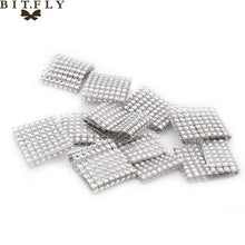 Load image into Gallery viewer, 50Pcs 30cm Table Napkins Cloth Square Satin Fabric Napkin Pocket Handkerchief for Wedding Birthday Home Party Hotel Gold White