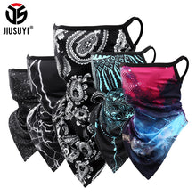 Load image into Gallery viewer, 3D Headband Paisley Neck Gaiter Tube Scarves Hanging Ear Cover Scarf Breathable Windproof Face Mask Guard Bandana Men Women