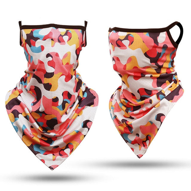 3D Headband Paisley Neck Gaiter Tube Scarves Hanging Ear Cover Scarf Breathable Windproof Face Mask Guard Bandana Men Women