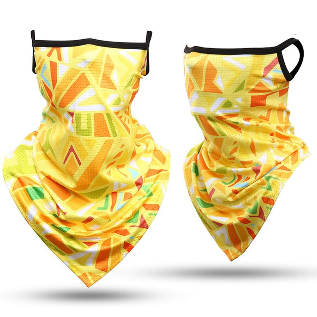 3D Headband Paisley Neck Gaiter Tube Scarves Hanging Ear Cover Scarf Breathable Windproof Face Mask Guard Bandana Men Women