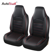 Load image into Gallery viewer, 1-2 PCS Universal PU Leather Car Front Seat Covers High Back Bucket Seat Cover Fit Most Cars Trucks SUVS Auto Seat Covers