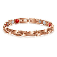 Load image into Gallery viewer, Trendy Weight Loss Energy Magnets Jewelry Slimming Bangle Bracelets Twisted Magnetic Therapy Bracelet Healthcare