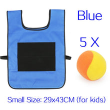 Load image into Gallery viewer, Outdoor Sport Game Props Vest Sticky Jersey Vest Game Vest Waistcoat With Sticky Ball Throwing Toys For Children Kids Sports Toy