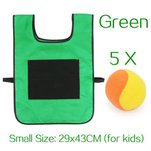 Load image into Gallery viewer, Outdoor Sport Game Props Vest Sticky Jersey Vest Game Vest Waistcoat With Sticky Ball Throwing Toys For Children Kids Sports Toy