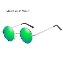 Load image into Gallery viewer, Retro Vintage Round Polarized Sunglasses Designer Brand Sunglasses Metal Frame Eyewear Driving UV400 Choose Color