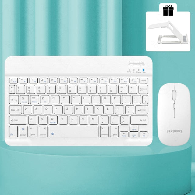 14-Styles Bluetooth Keyboard Mini Bluetooth Keyboard and Wireless Mouse Great for Computers Touchpad iPad Cellphone Gift Choose Color