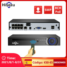 Load image into Gallery viewer, Hiseeu H.265 4/8CH POE NVR Security IP Camera Video Surveillance CCTV System P2P 5MP2MP Network Video Recorder Face Detect