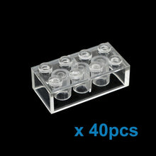 Load image into Gallery viewer, 40pcs DIY Building Blocks Thick Figures Bricks 2x4 Dots Educational Creative Size Compatible With 3001 Plastic Toys for Children