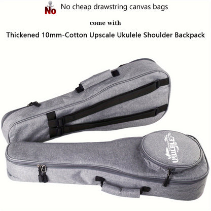 Amdini 21 inch Soprano Ukulele Sapele Small Hawaiian Guitar Set with Case Strap Tuner Picks Nylon Strings Primary Tutorial