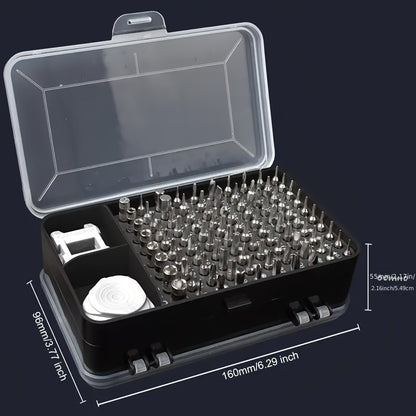 115 In 1 Computer Repair Kit Magnetic Precision Screwdriver Set Small Impact Screw Driver Set With Case For Smartphone, IPad, PC, Camera, Laptop, Glasses, Watch, Mini Pocket Tool Set