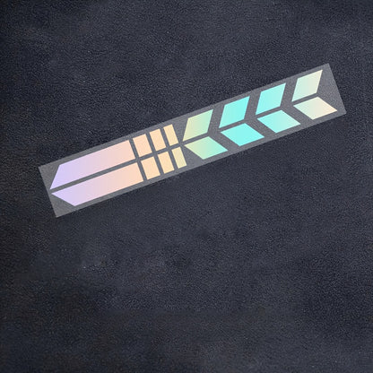 High-Visibility Reflective Stickers for Motorcycles, Helmets & Cars - Waterproof & Sun-Resistant PVC Labels