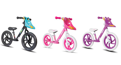 JOYSTAR 12/14 Inch Kids Balance Bike for 18months-5 Years, Lightweight Toddler Balance Bikes with Footrest and Handlebar, Red