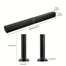 Load image into Gallery viewer, 20W 3D Wireless Home Theater Computer Stereo Surround Speakers - Transformable into Two TV Speakers - Perfect Gift for Any Occasion
