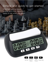 Load image into Gallery viewer, 1pc Portable Digital Chess Clock with Count Up/Down Timer and LED Display - Perfect Gift for Chess Enthusiasts (Battery Not Included)
