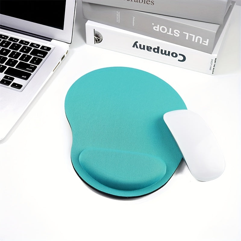 [One Ergonomic Wrist Support Cushion] Ergonomic EVA Wrist Support Cushion, Non-Slip Memory Foam Mouse Pad, Comfortable Skin-Friendly Desk Rest for Office Computer Use